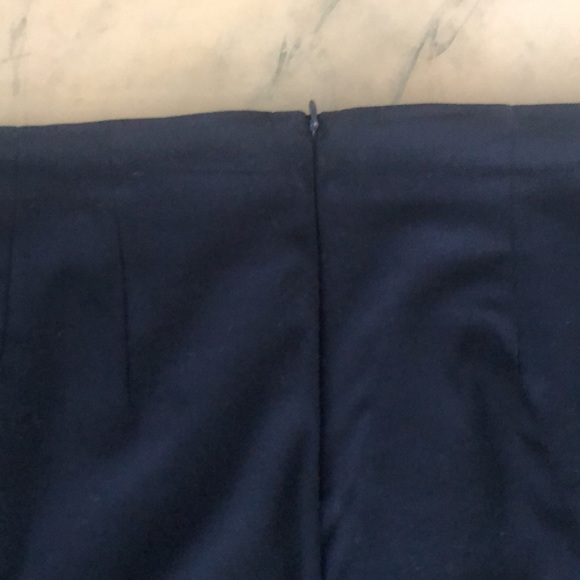 Van Heusen Navy Blue Stretch Pencil Skirt - Picture 2 of 5